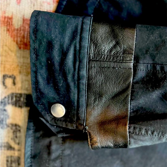 Coach women’s cotton and leather jacket - Picture 3 of 10